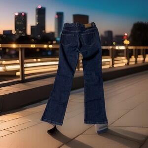 Y2K DKNY Bootcut Jeans Womens 4 Dark Wash